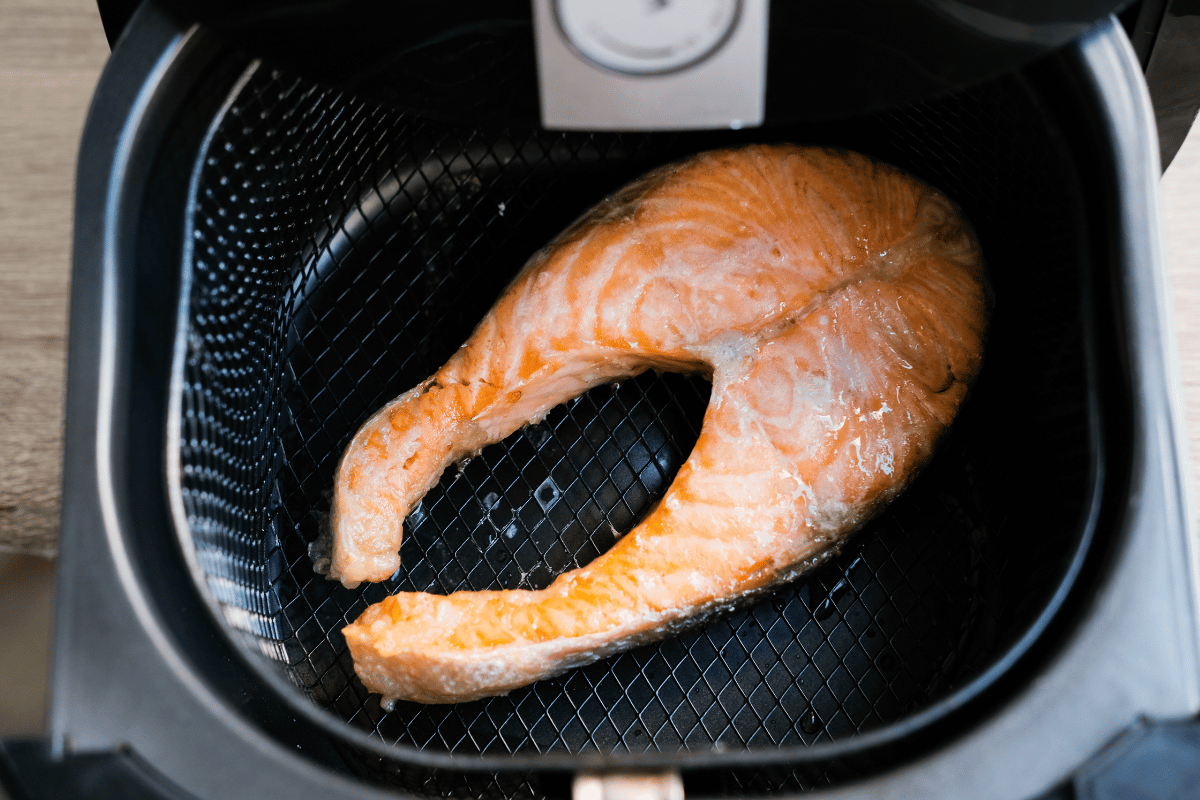 frozen salmon air fryer